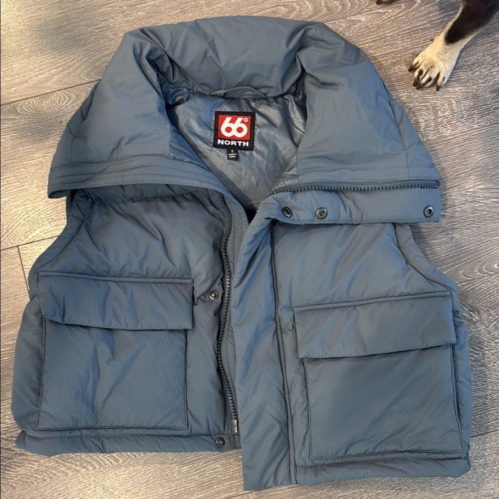 Women’s Blue Puffer Vest